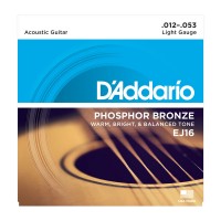 Set Corzi Chitara Acustica D'Addario EJ16 Light 12-53