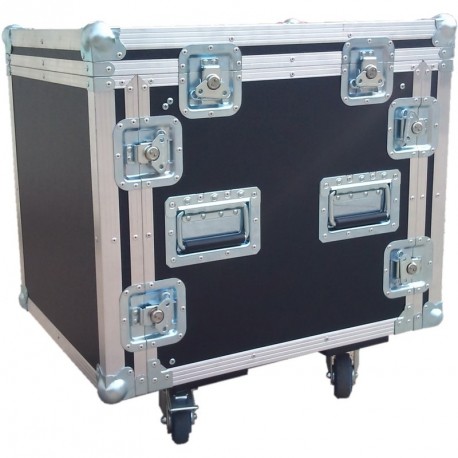 &ROLL CASE 12U/ 3 capace, cu roti (2 fixe, 2 reglabile