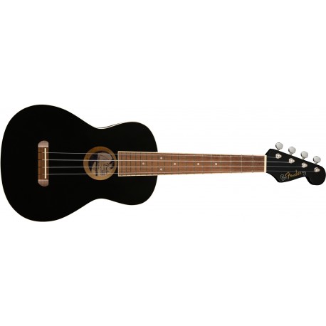 UKULELE FENDER AVALON TENOR UKULELE BLK WN