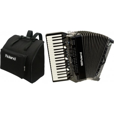 ACORDEON ROLAND FR4x Black Bag SET Black