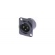 CONECTOR XLR NEUTRIK NC3MD-L-B-1