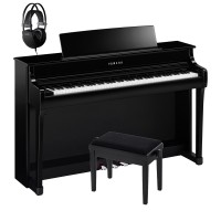 PIAN DIGITAL YAMAHA Pachet CLP845PE CLAVINOVA YAMAHA pian digital + bancheta + casti (B/DW/R/WA/WH)