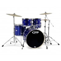 Set Tobe Acustice PDP by DW Drums Mainstage Blue Metallic - Fara Cinele